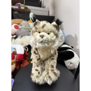 Ganz Webkinz Signature Endangered Iberian Lynx NO CODE 11" Retired Rare